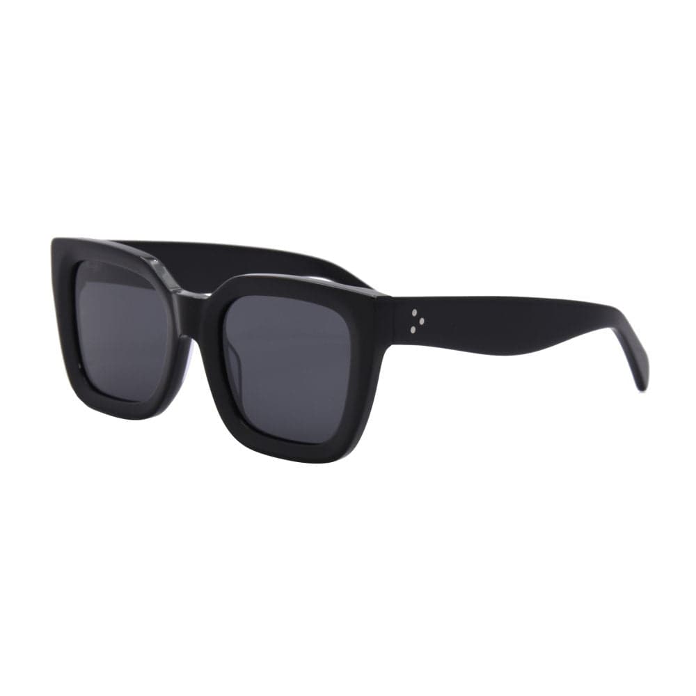 Alden Sunglasses in BLACK / SMOKE POLARIZED LENS - Detail 02 -