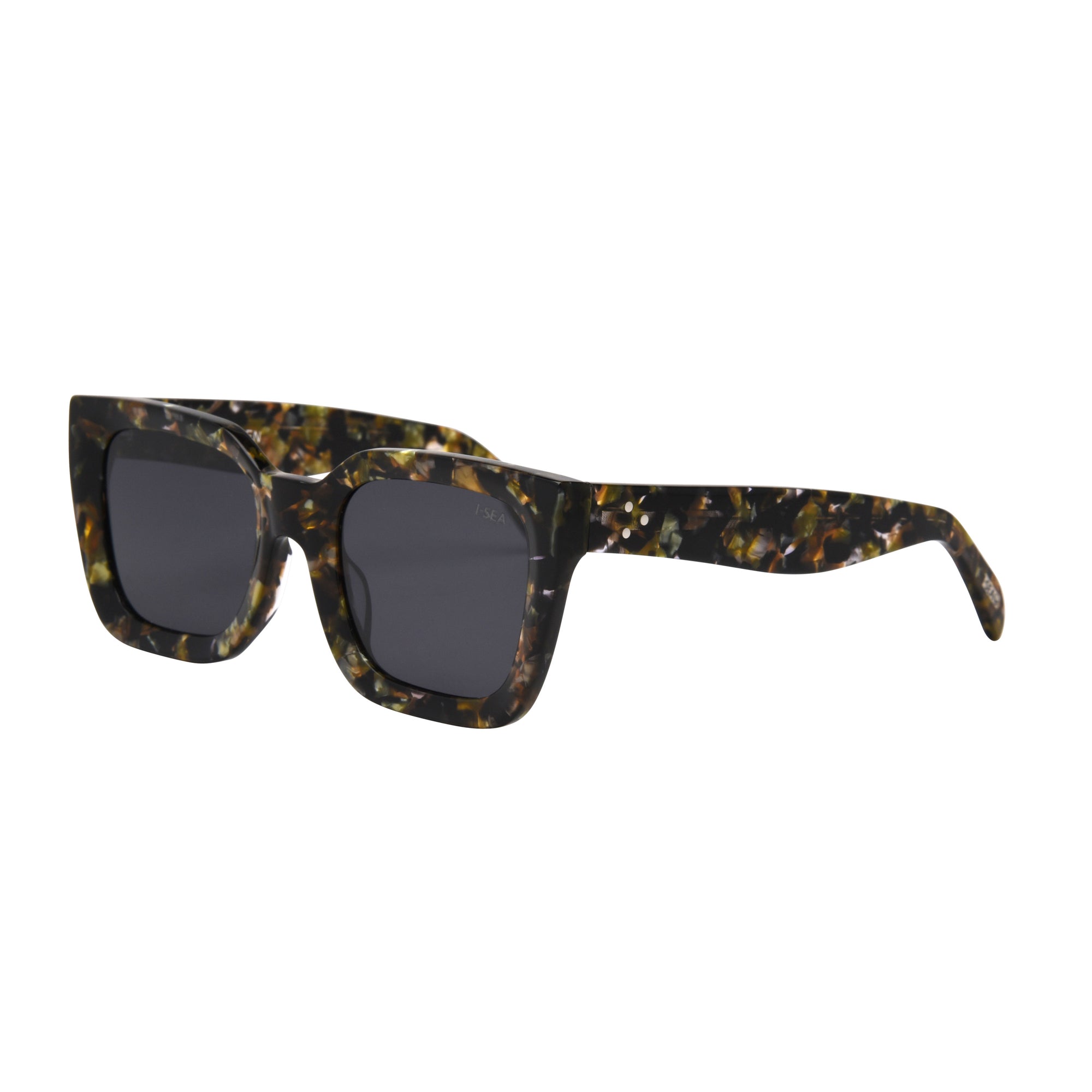 Alden Sunglasses in ROCKY ROAD / SMOKE POLARIZED LENS - Detail 02 -