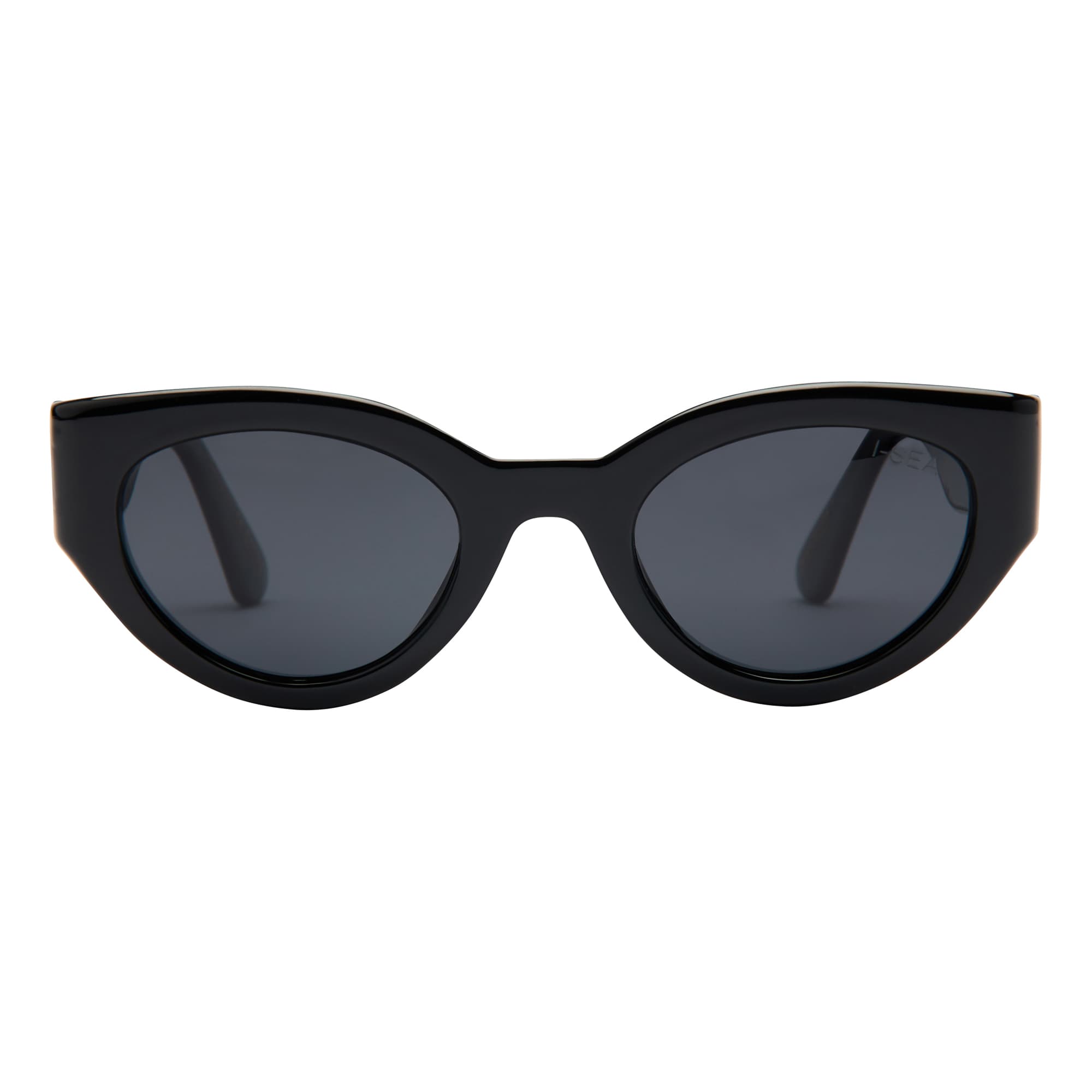 Ashbury Sunglasses in BLACK / SMOKE POLARIZED LENS - Detail 01 -