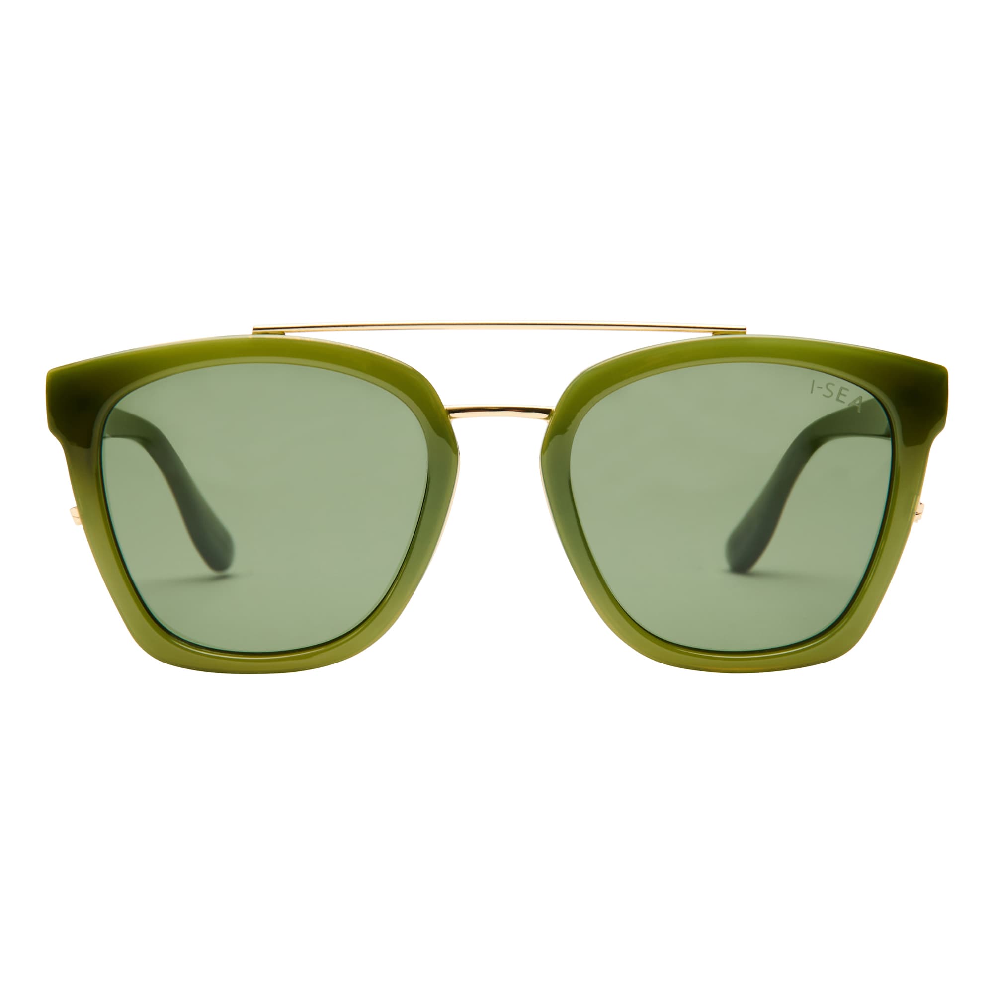 Chloe Sunglasses in Moss / Green - front -