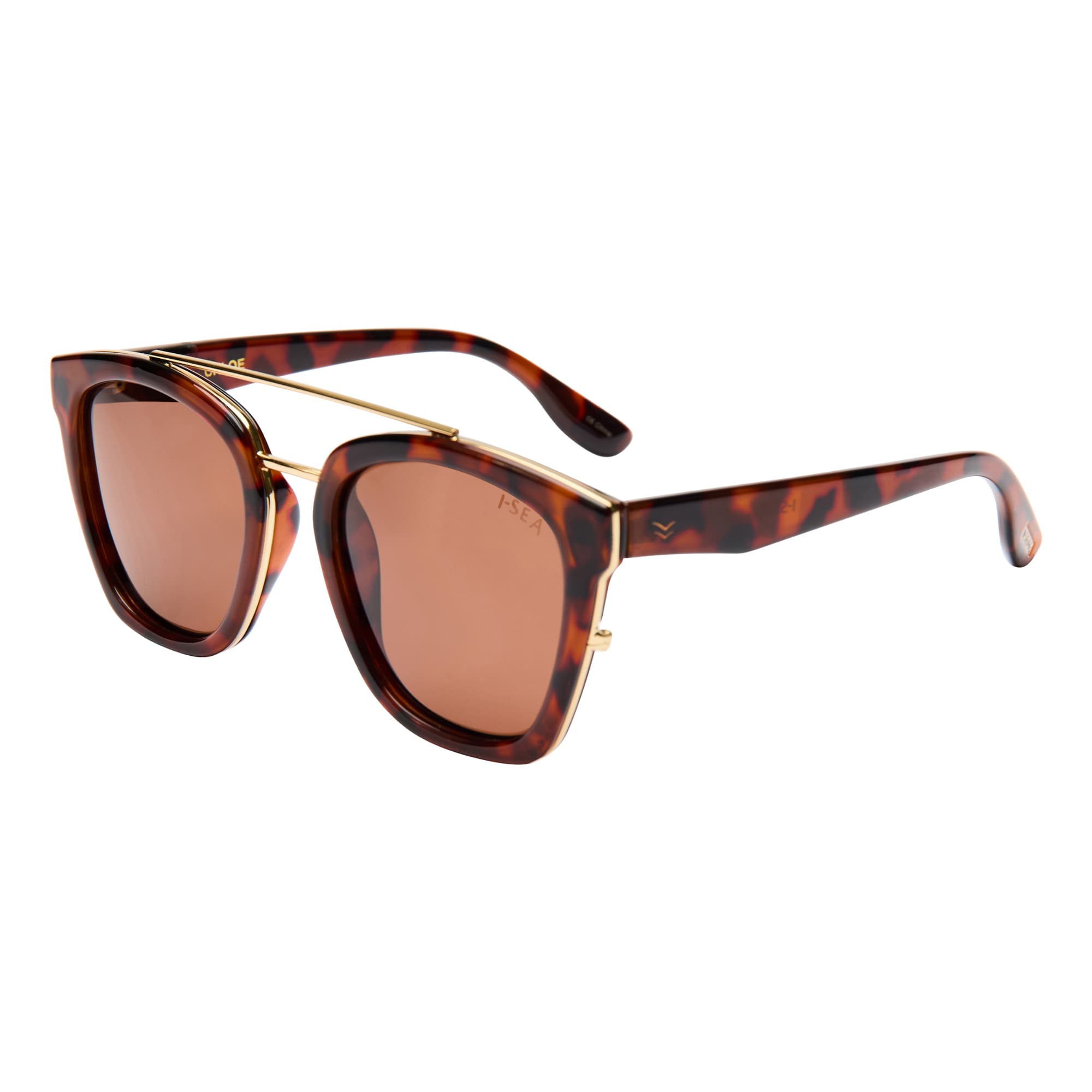 Chloe Sunglasses in Tort / Brown - side -