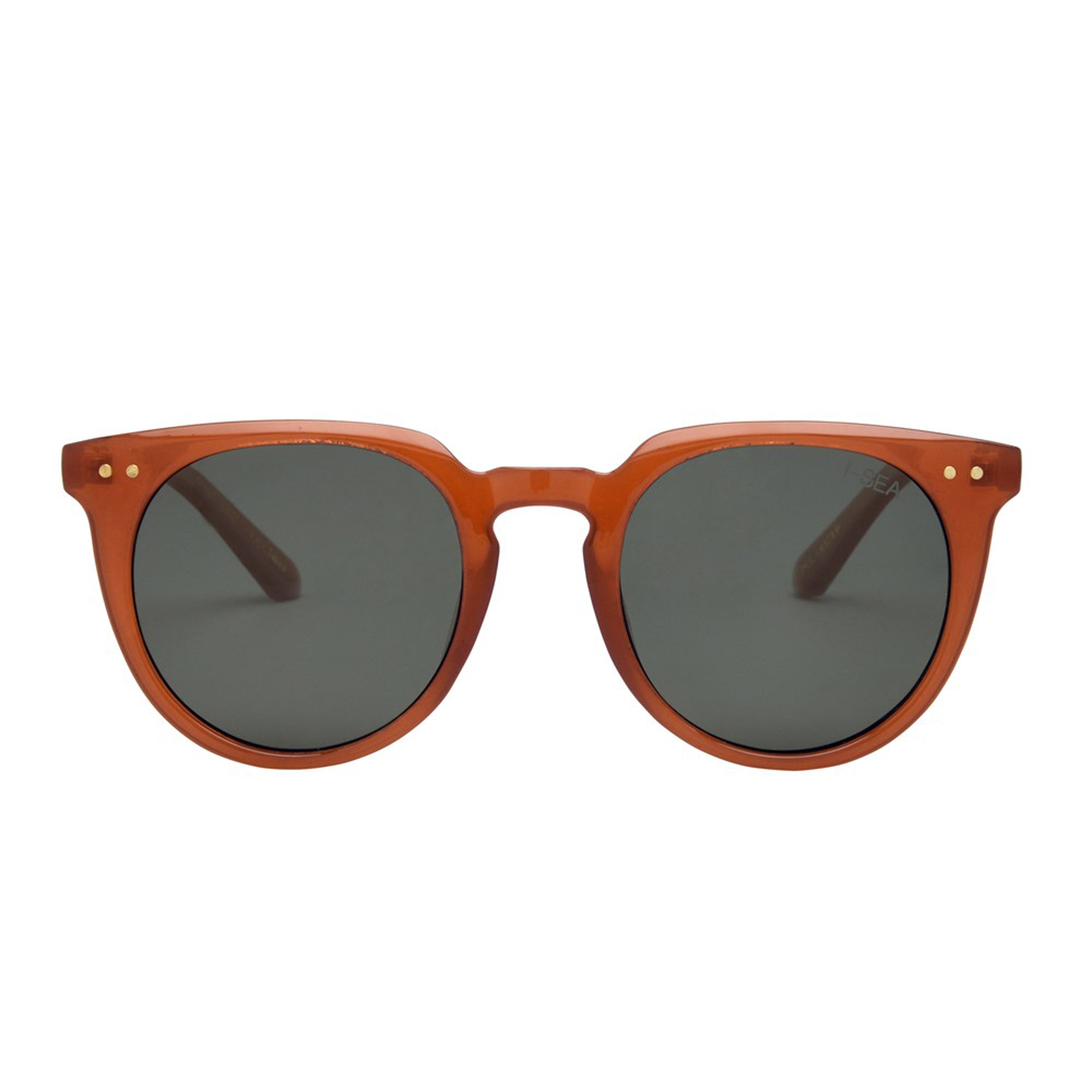 ELLA Sunglasses in MAPLE / GREEN POLARIZED LENS - Detail 01 -