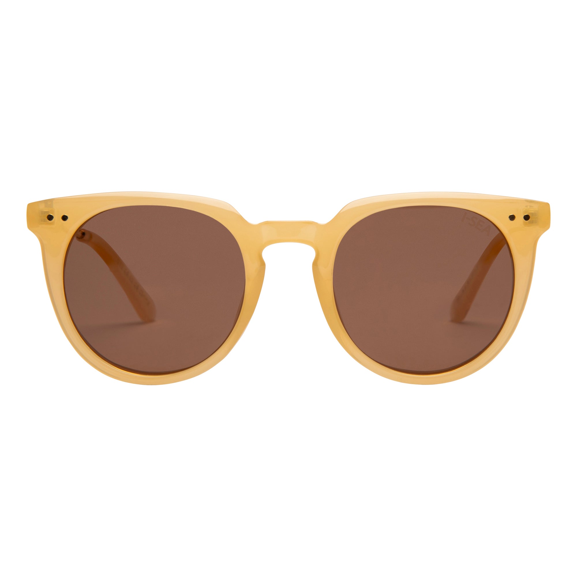ELLA Sunglasses in PINEAPPLE / BROWN POLARIZED LENS - Detail 01 -
