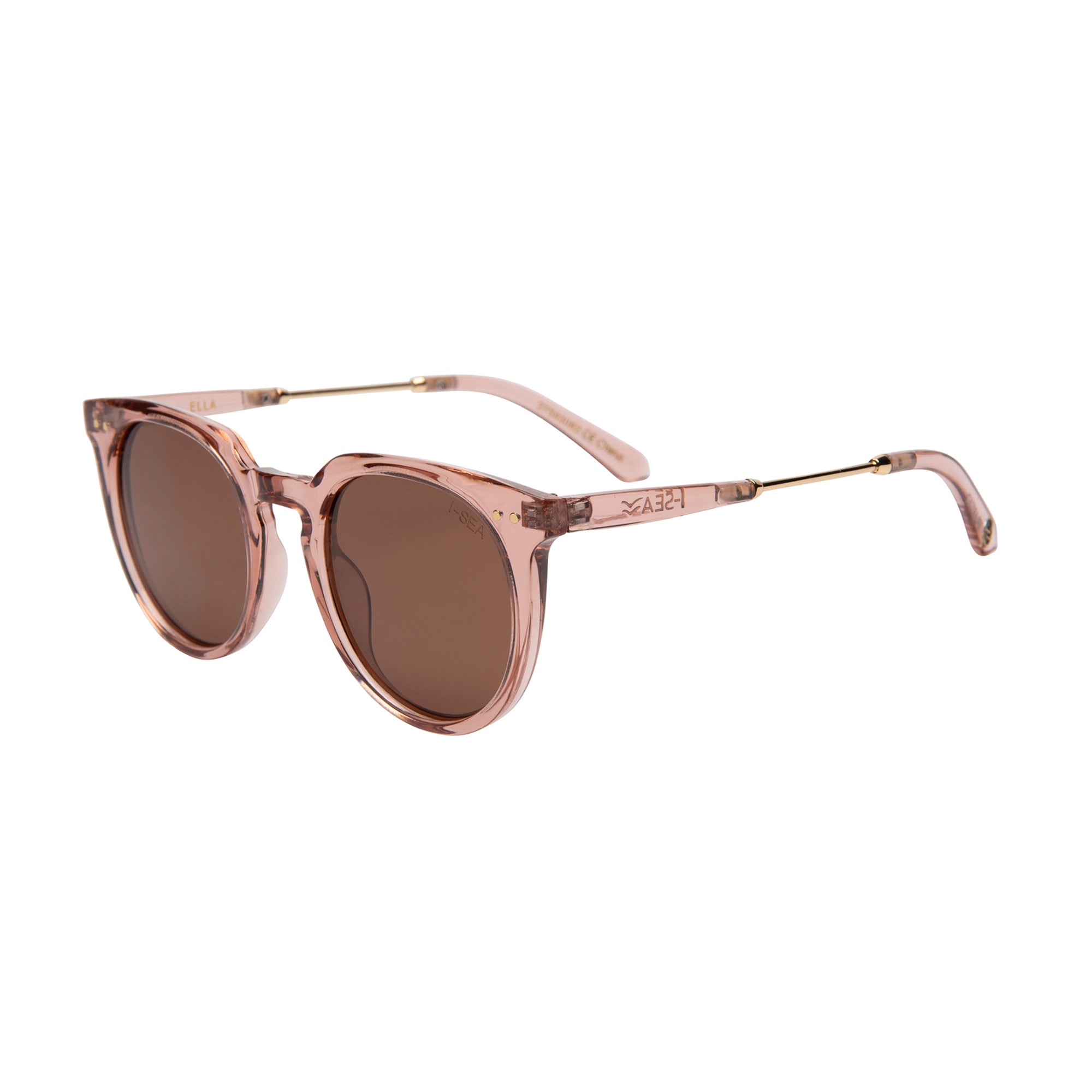 ELLA Sunglasses in WATERMELON / BROWN POLARIZED LENS - Detail 02 -