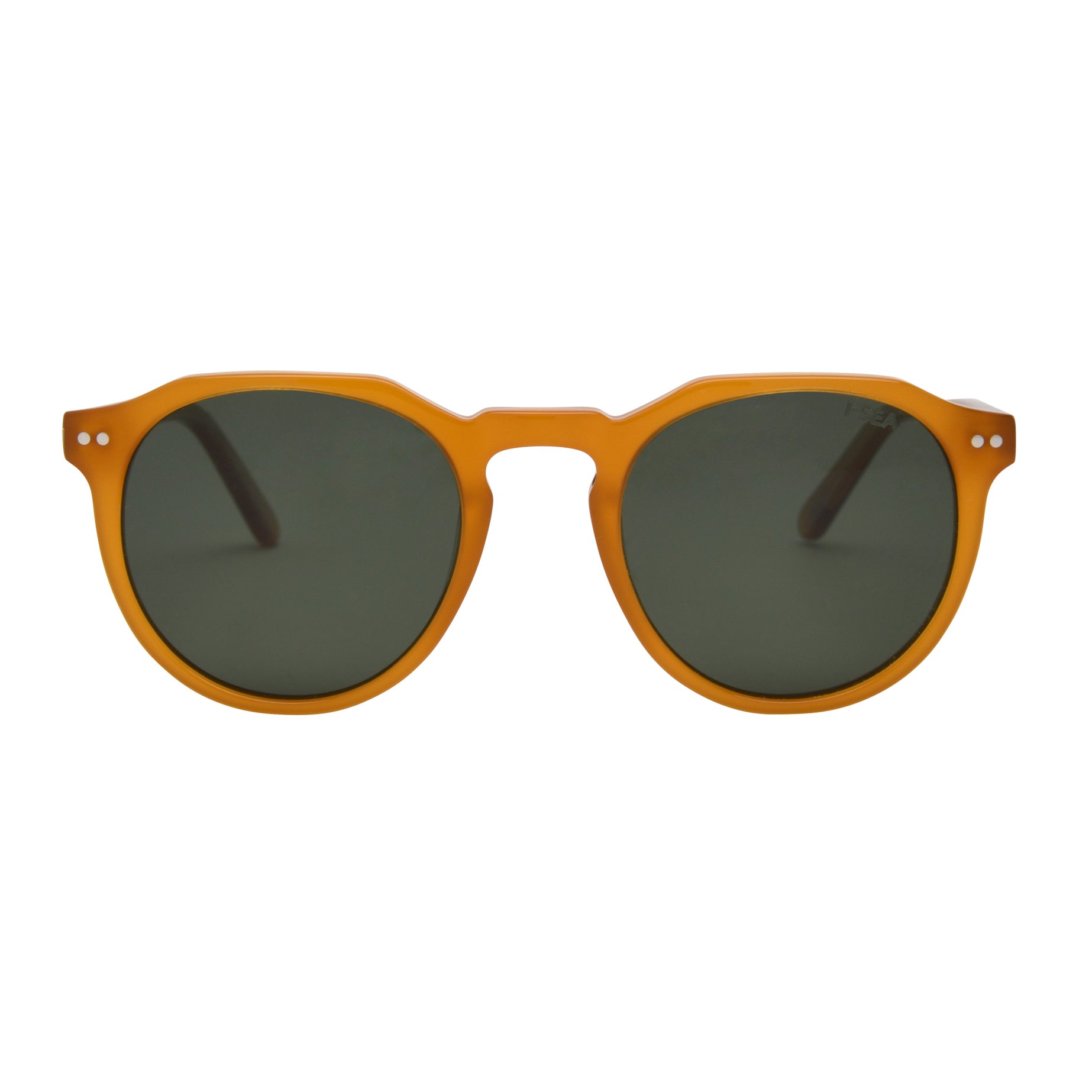 Watty Unisex Sunglasses – Round Frame with Polarized Lenses I-SEA