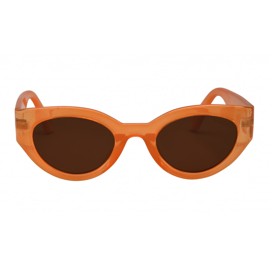 Ashbury Sunglasses in Peach / Brown - Detail 01 -