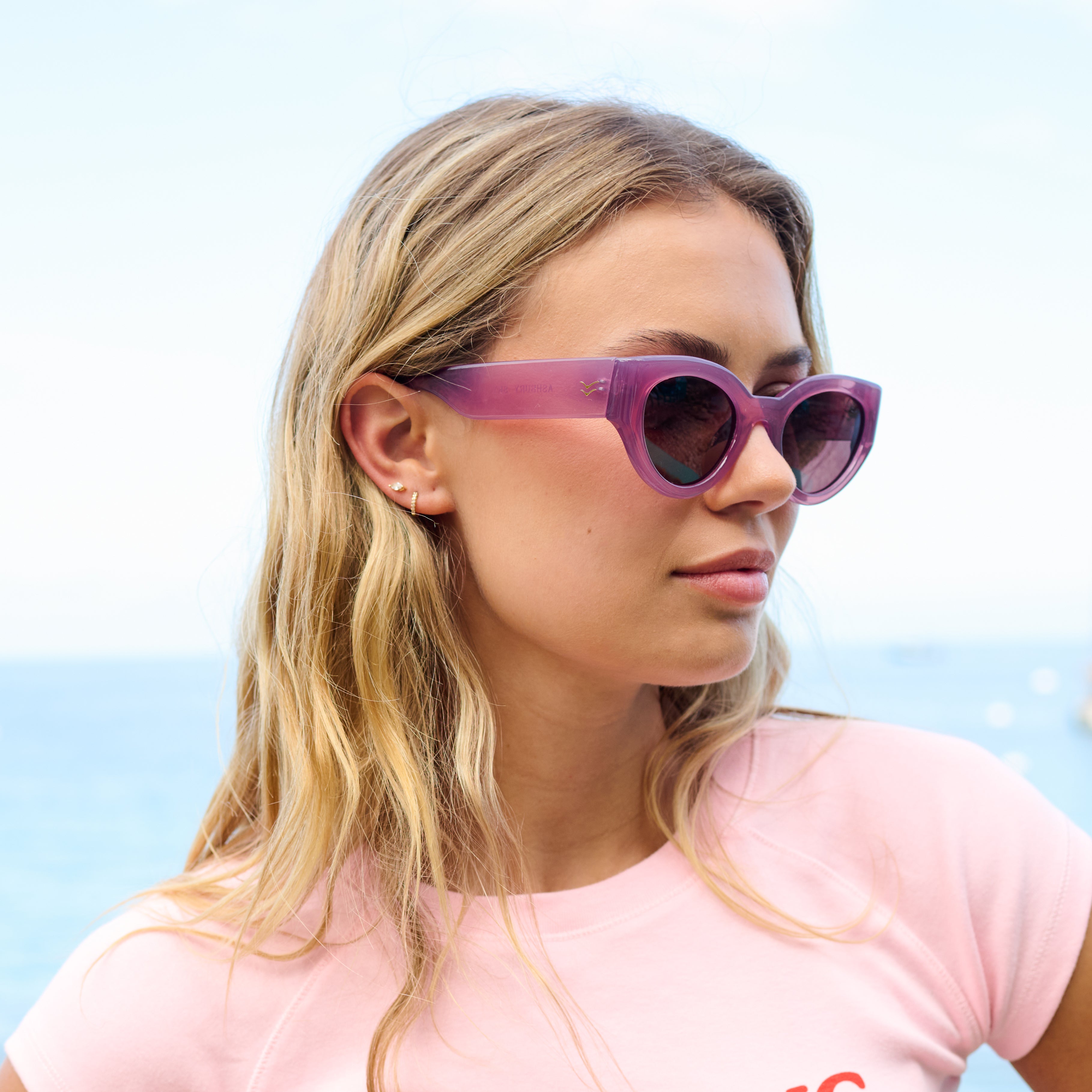 Ashbury Sky Women's Sunglasses – Retro Round Style | I-SEA