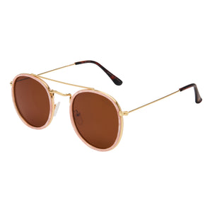 ALL ABOARD SUNGLASSES LINEN / IVORY MARBLE
