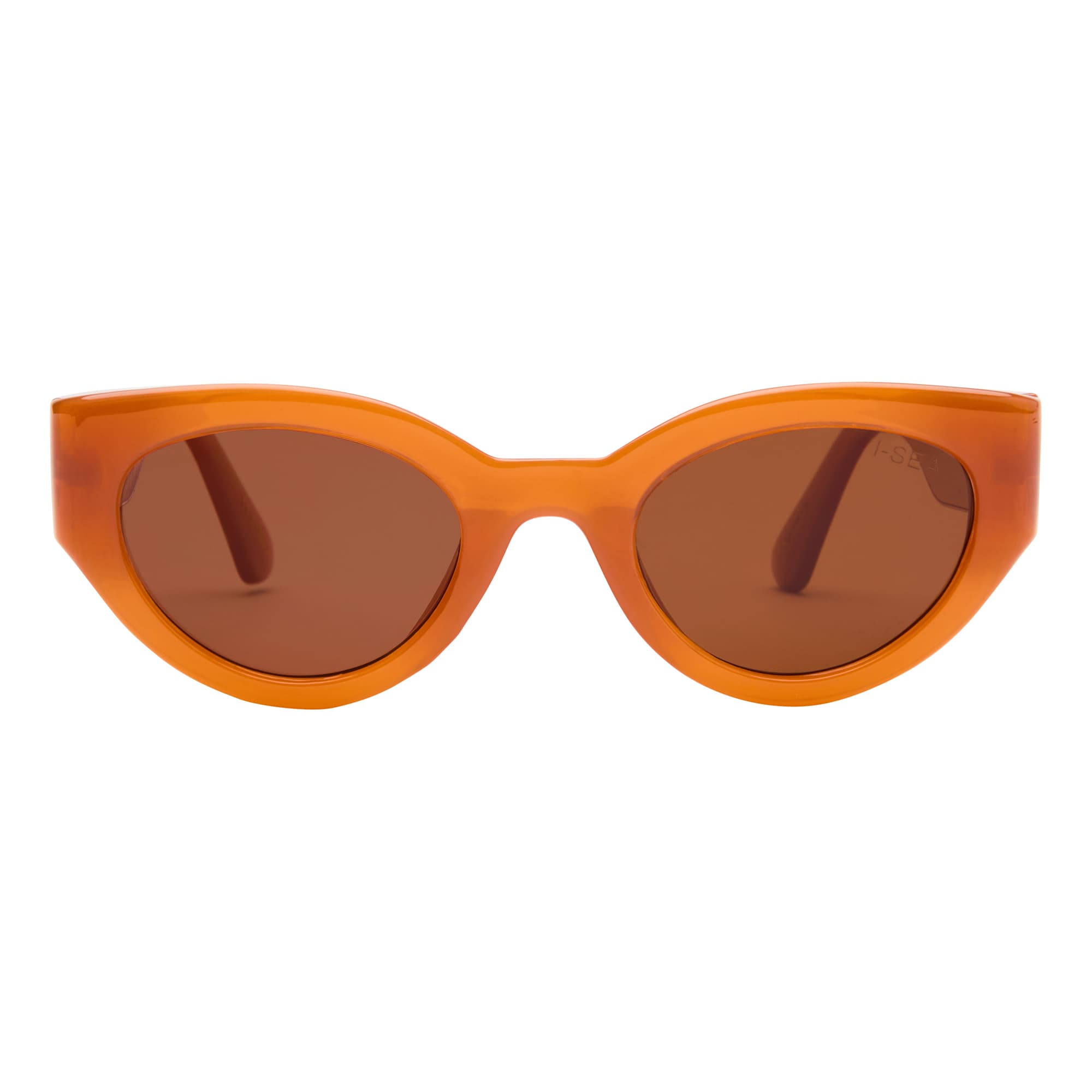 Ashbury Sunglasses in Apricot / Brown - Detail 01 - #color_apricot-brown-polarized-lens