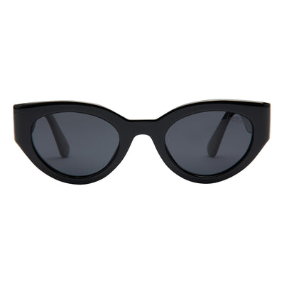 Ashbury Sunglasses in BLACK / SMOKE POLARIZED LENS - Detail 01 - 