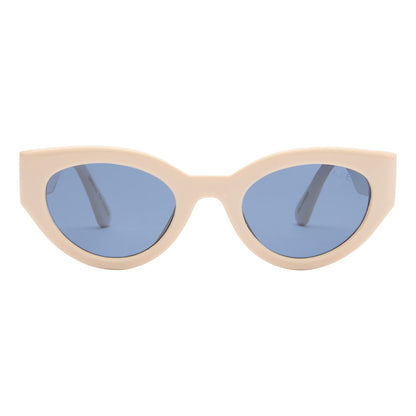 Ashbury Sunglasses in Cream / Navy - Detail 01 - 