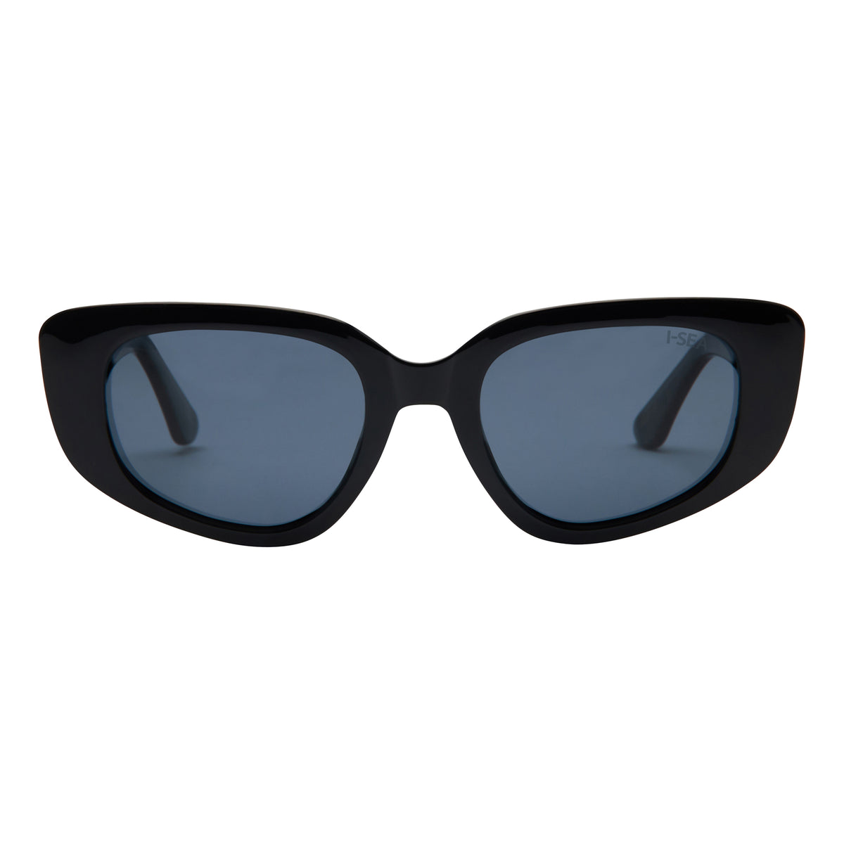 NWT Vintyle Audrey Black Cat Eye Sunglasses Luv Lou The Audrey Black Female Oval Sunglasses | Eyewear Index main image 3