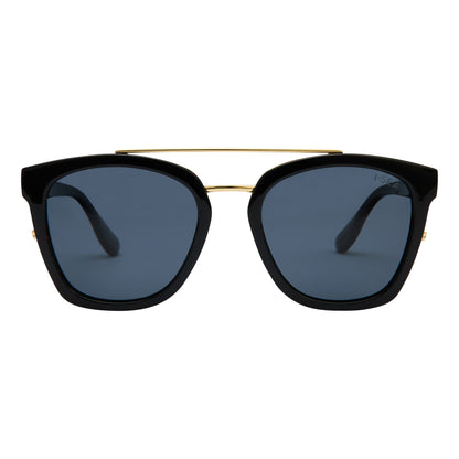 Chloe Sunglasses in Black / Smoke - front - 