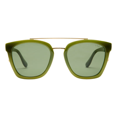 Chloe Sunglasses in Moss / Green - front - 