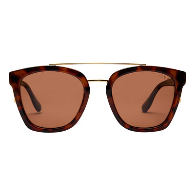 Chloe Sunglasses in Tort / Brown - front - 