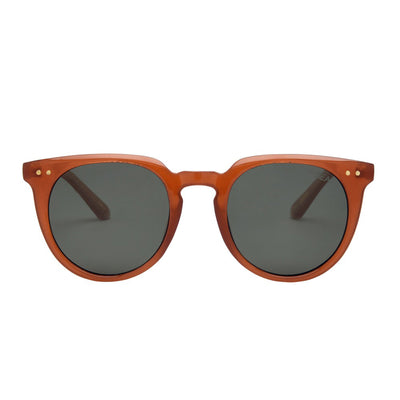ELLA Sunglasses in MAPLE / GREEN POLARIZED LENS - Detail 01 - 