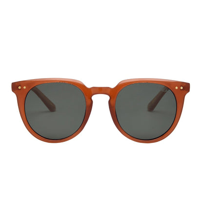 ELLA Sunglasses in MAPLE / GREEN POLARIZED LENS - Detail 01 - 