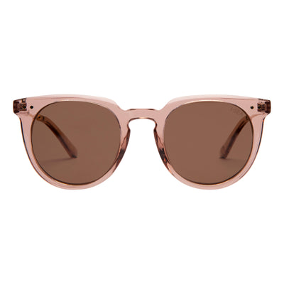 ELLA Sunglasses in WATERMELON / BROWN POLARIZED LENS - Detail 01 - 